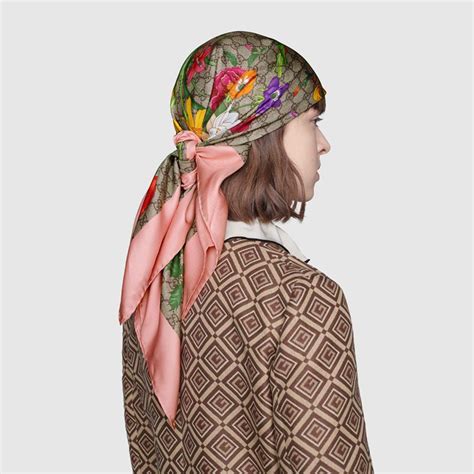 gucci silk scarf fake|women's gucci head scarves.